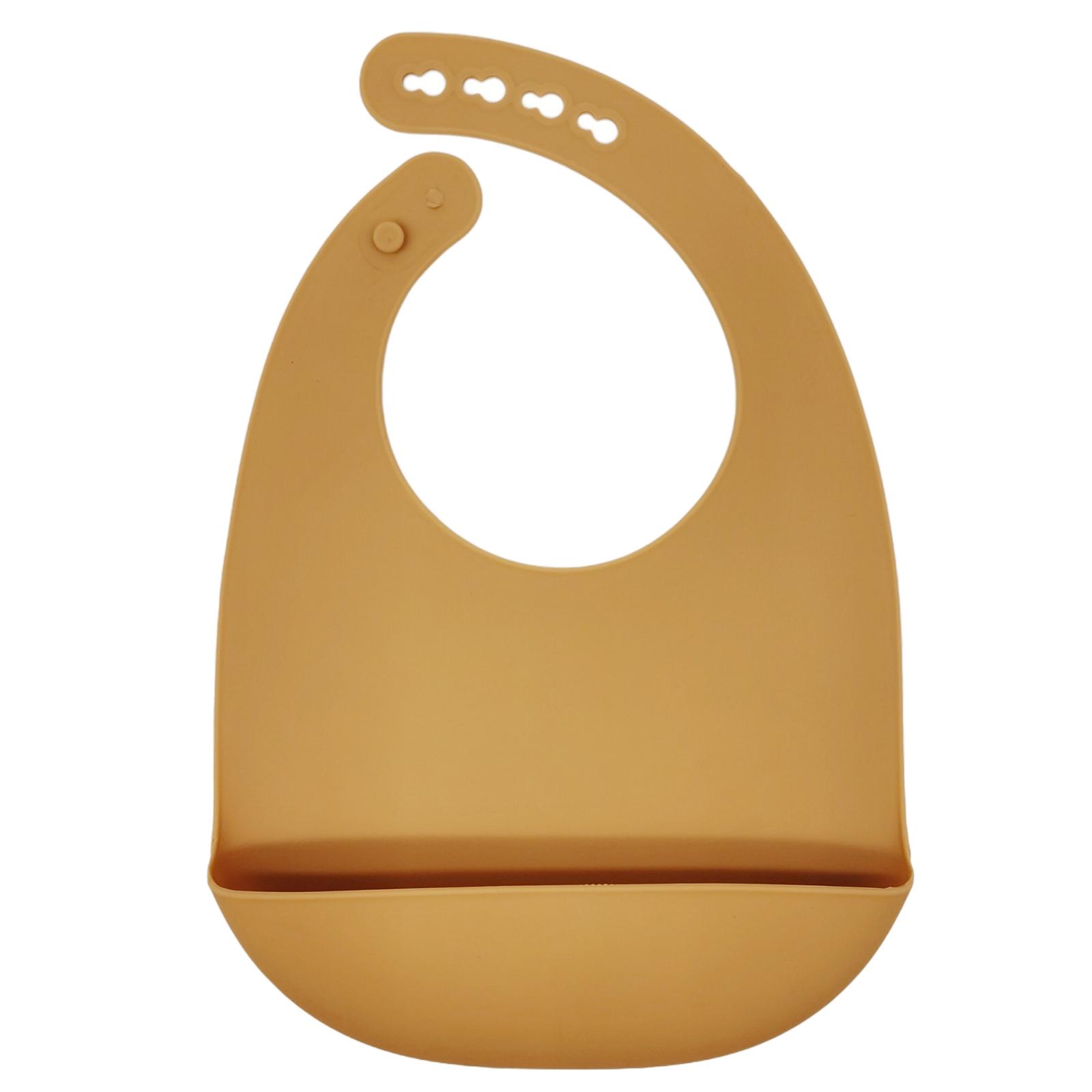Waterproof Baby Bibs Silicone - 赤ちゃん用防水シリコン製エプロン。幼児用、食事や飲み物を飲む際に使用できる、ポケット付きのエプロン。