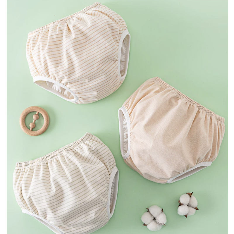 Diapering - ABDL防水布おむつブリーフ下着再利用可能ソフトハイウエスト純綿トレーニングパンツブルマ