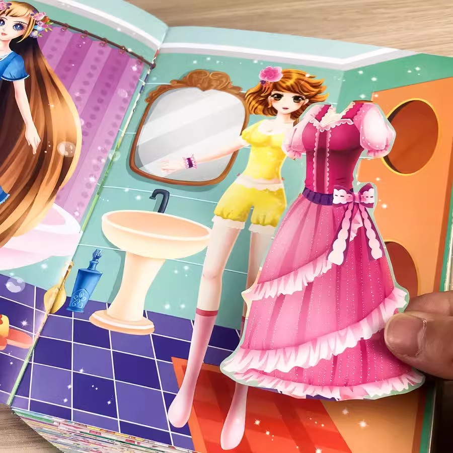10 個子供のプリンセスドレスアップステッカーブック 3-4 - Baby Clothes のレビューと価格