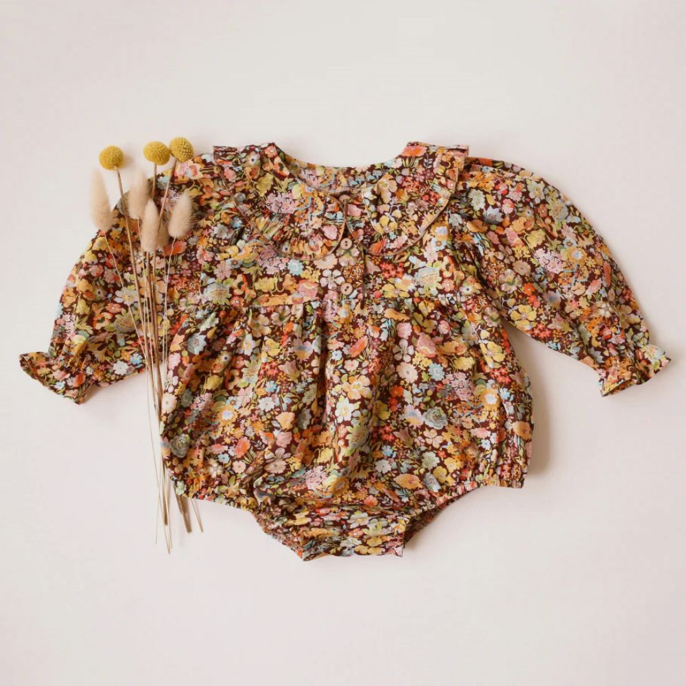 女の赤ちゃんの服 0-2Y 春ソフトコットン新生児女の子長袖 - Newborn Baby Girl Romper Floral のレビューと価格