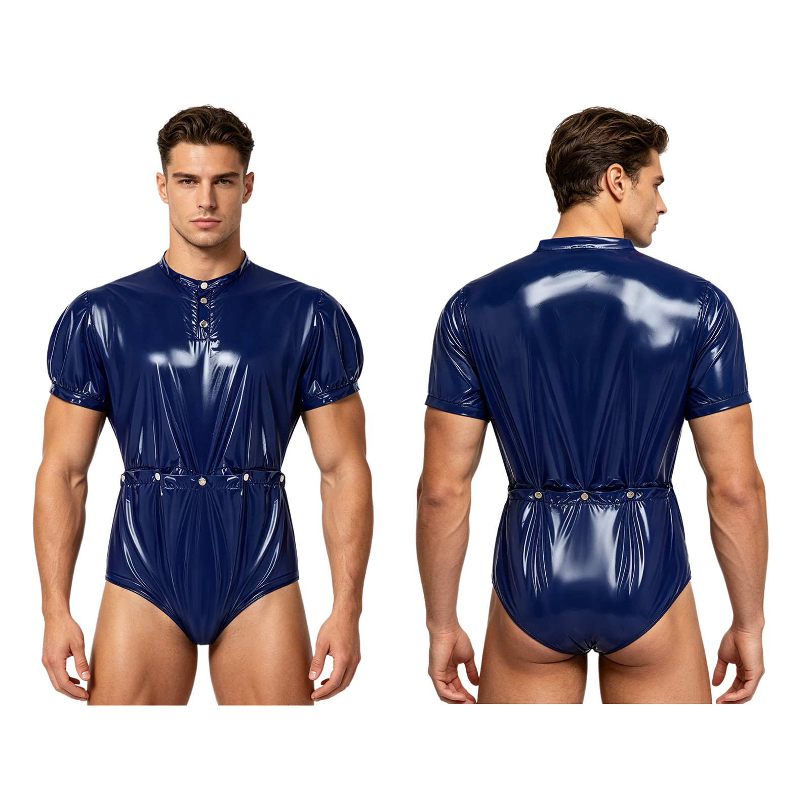 男性防水ジャンプスーツ水着サウナスウェットスーツウエストボタ - Diapering のレビューと価格