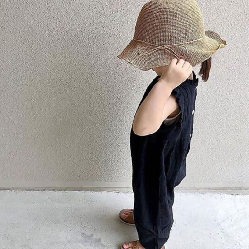 2026年夏、新作ベビーロンパース。袖なしの幼児用女の子用ジ - Baby Summer Linen Sleeveless Jumpsuit のレビューと価格