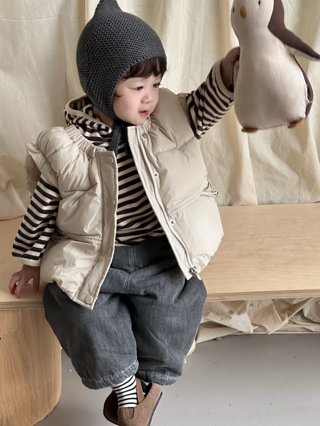 幼児用女の子用暖かいカーディガン、男の子用カジュアルベストコ - Toddler Boy Winter Fleece Jacket のレビューと価格
