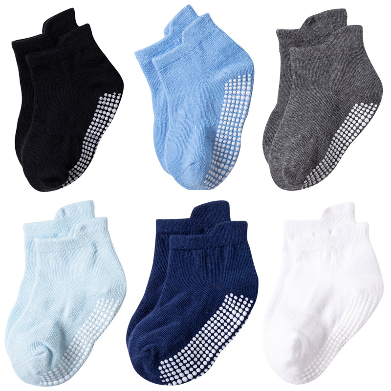 新生児用滑り止めベビーソックス,ゴムバンド付き滑り止めコット - Unisex Baby Socks Non Slip のレビューと価格