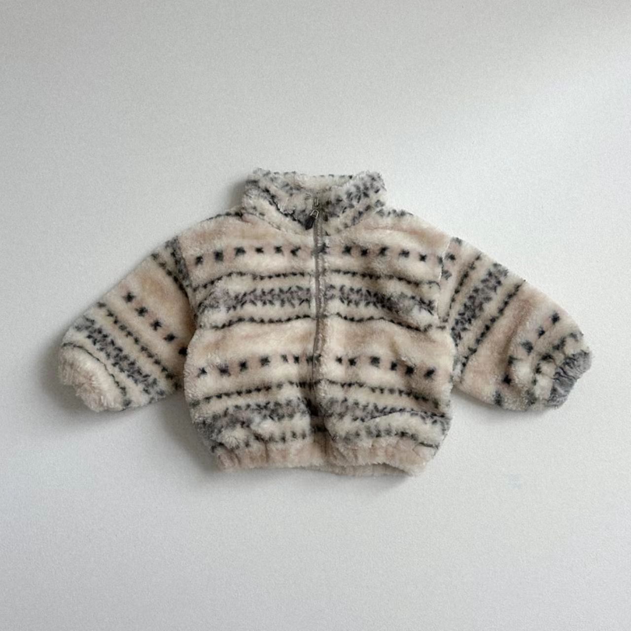 冬用ベビー暖かいプラッシュコート、幼児用女の子ヴィンテージプ - Toddler Boy Winter Fleece Jacket のレビューと価格