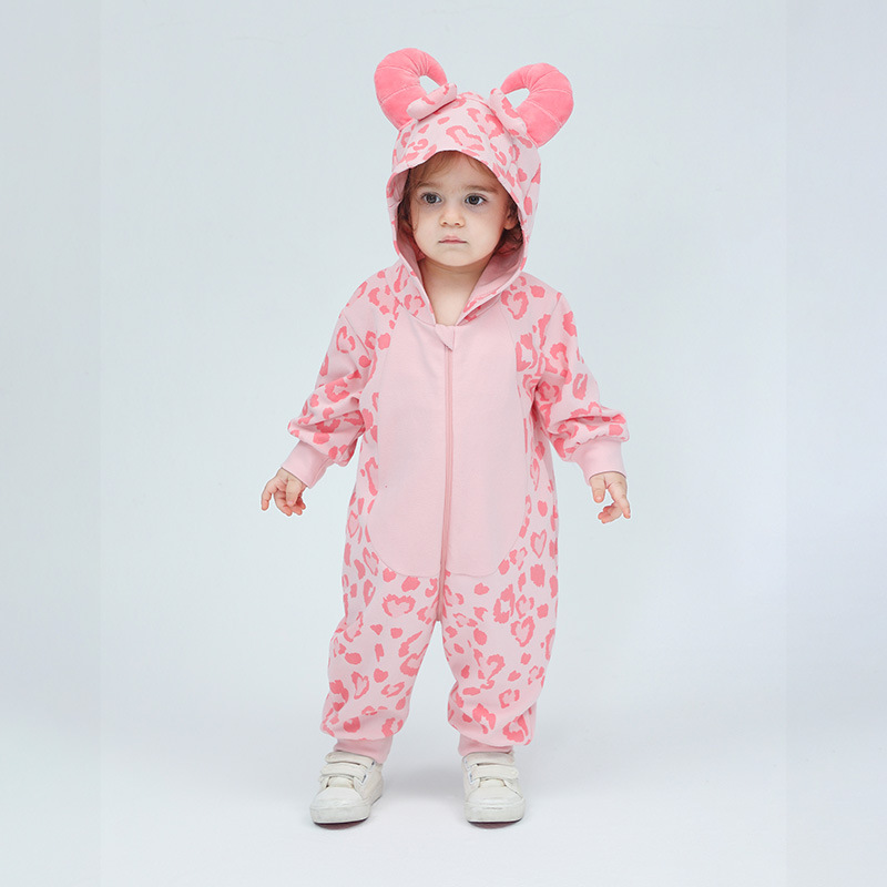 春着ぐるみ女の赤ちゃんかわいい服コスプレ子供ジッパーロンパー - Cotton Baby Onesies Zipper のレビューと価格