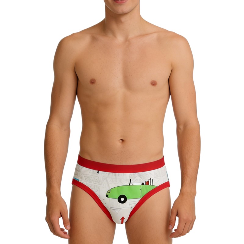 男の子用のかわいい漫画柄ブリーフ下着、純綿ABDL布おむつ、 - Diapering のレビューと価格