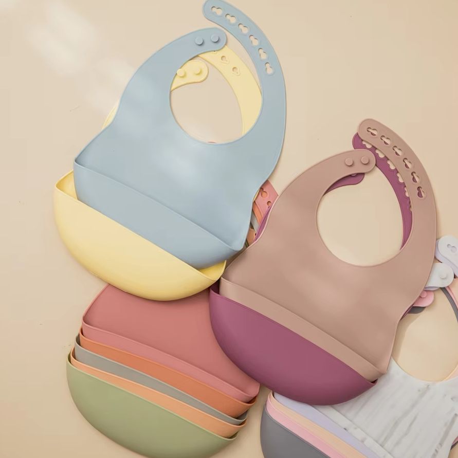 食事用ベビービブ 防水シリコンベビービブ 超ソフトキッズビブ - Waterproof Baby Bibs Silicone のレビューと価格