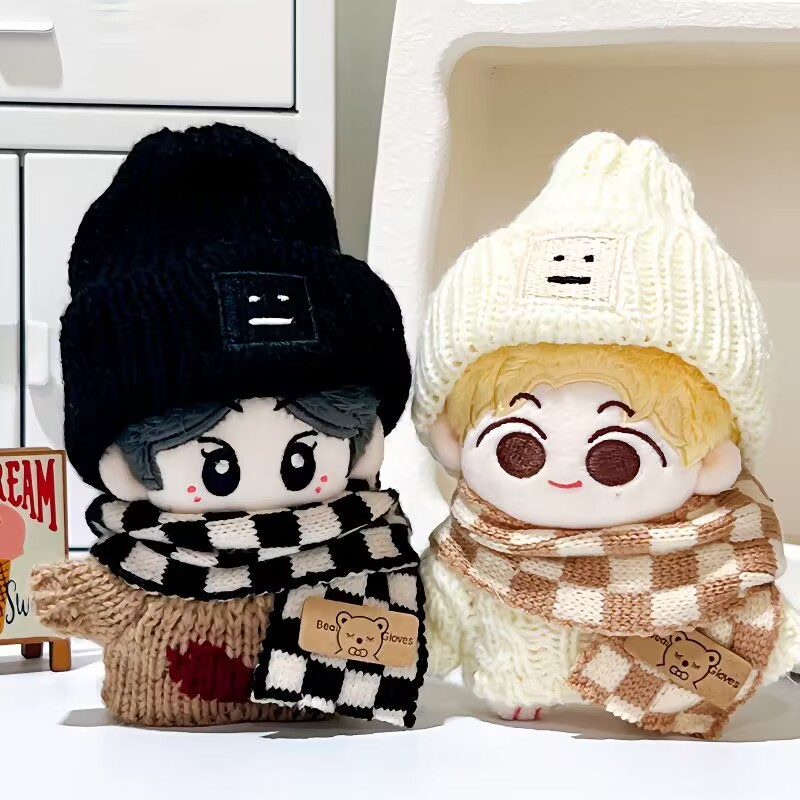 かわいい10cmベビー服、秋のセータースカーフセット、人形、 - Baby Clothes のレビューと価格