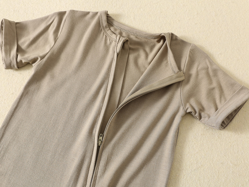 Somenie INSスタイル ベビーバンブーファイバー製ロ - Cotton Baby Onesies Zipper のレビューと価格