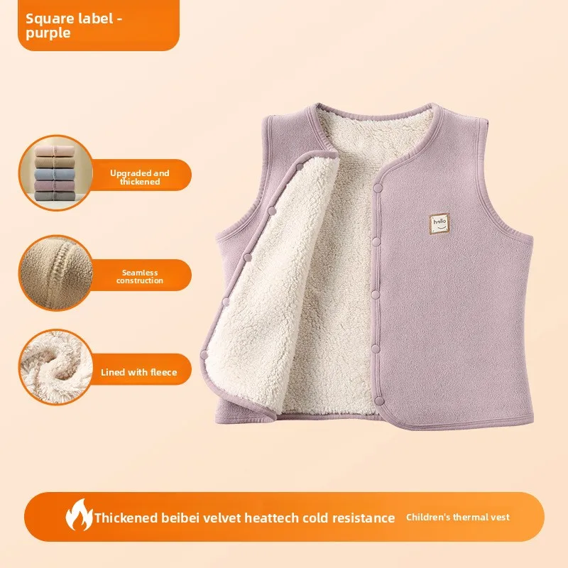 秋・冬用、子供用、フリース素材の厚手で暖かいベスト、幼児向け - Toddler Boy Winter Fleece Jacket のレビューと価格