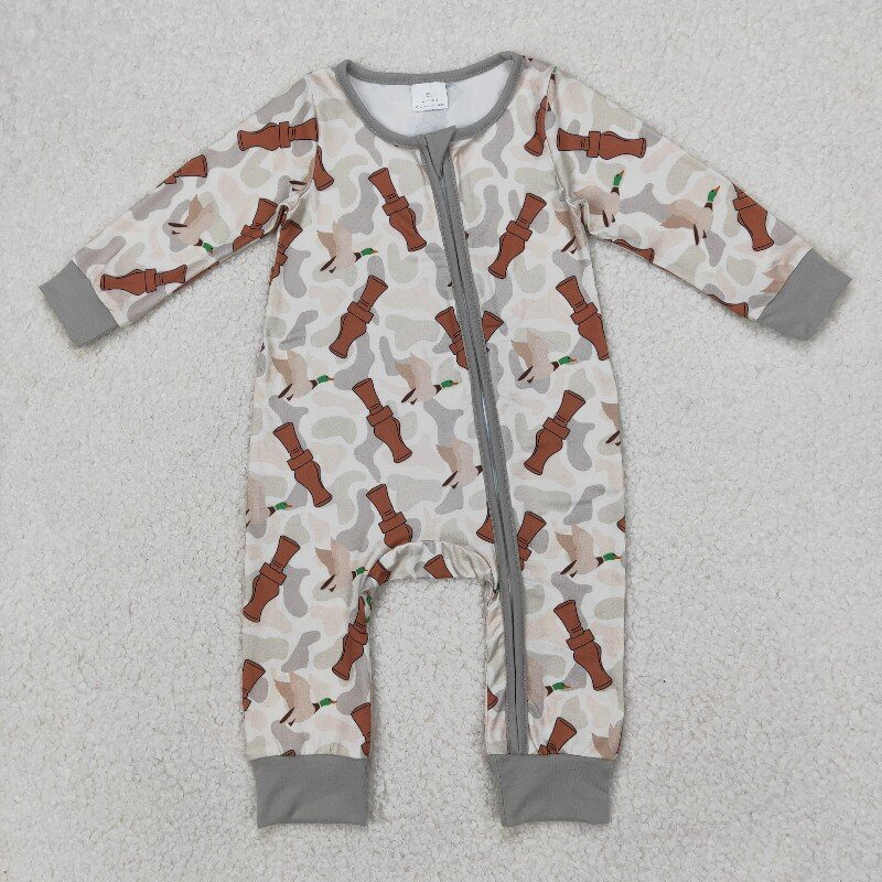 8.21 バンブーフライ ブルーパンプキンリーフ チェック柄 - Cotton Baby Onesies Zipper のレビューと価格